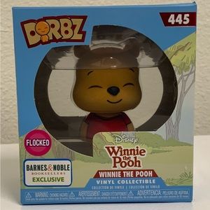 NIB Funko Dorbz Winnie the Pooh Barnes &Noble Exclusive Flocked Vinyl Fig. #445